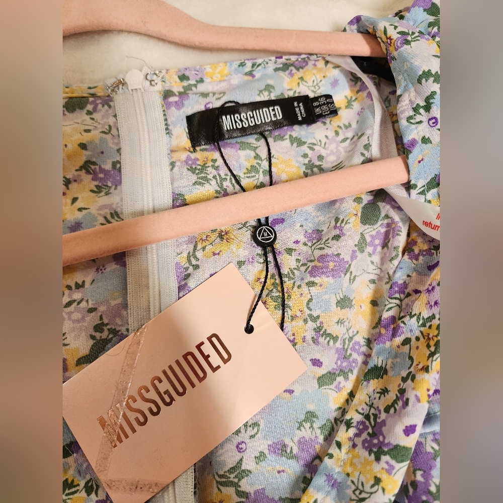 Missguided Floral Ruffle Dress - Multicolor - Picture 4 of 4